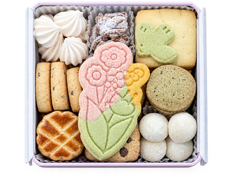 春のクッキー缶（季節限定）